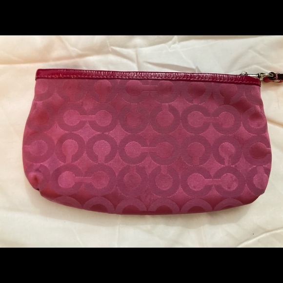 Coach Pink Wristlet/Clutch - Picture 4 of 6